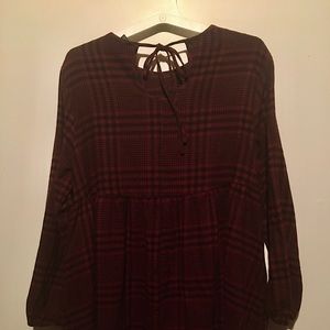 Plaid Shift Dress